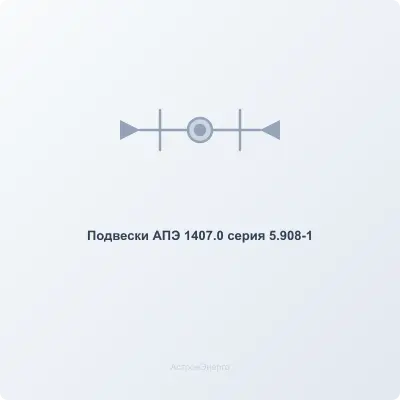 Подвески АПЭ 1407.0 серия 5.908-1 
