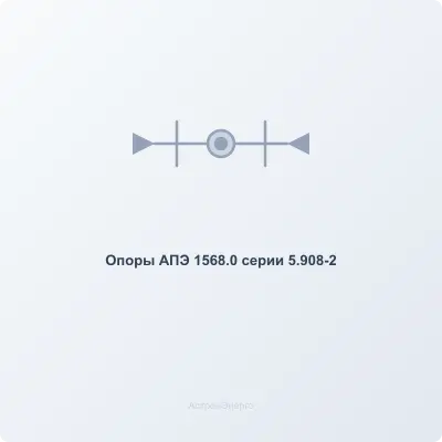 Опоры АПЭ 1568.0 серии 5.908-2 