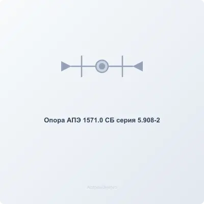 Опора АПЭ 1571.0 СБ серия 5.908-2 